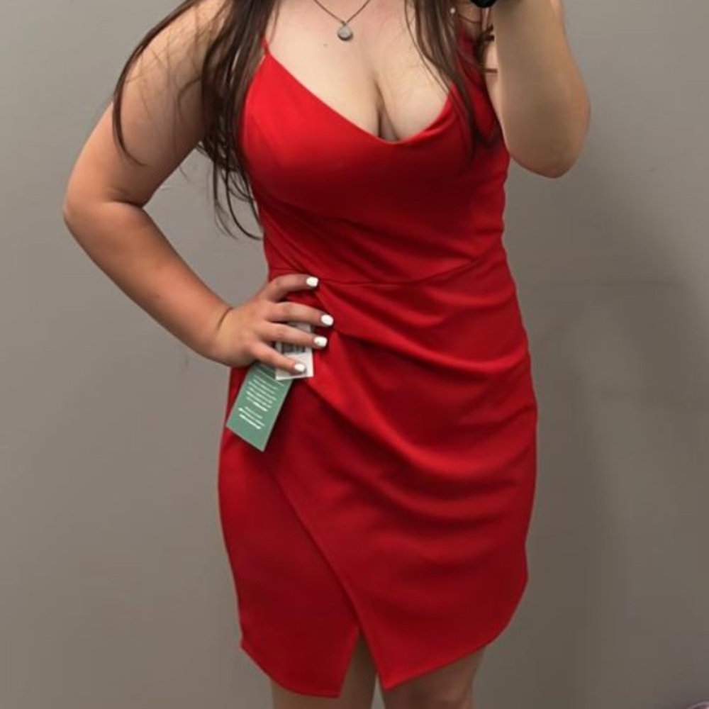 Red dress